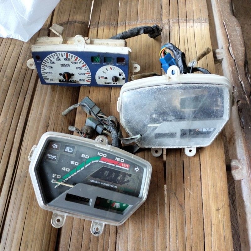 Jual speedometer suzuki rc bravo satria lumba original 2nd | Shopee ...