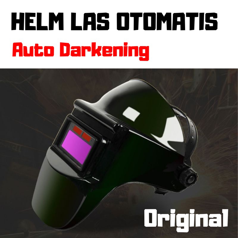 Jual Helm las otomatis auto darkening berubah gelap saat ada cahaya ...