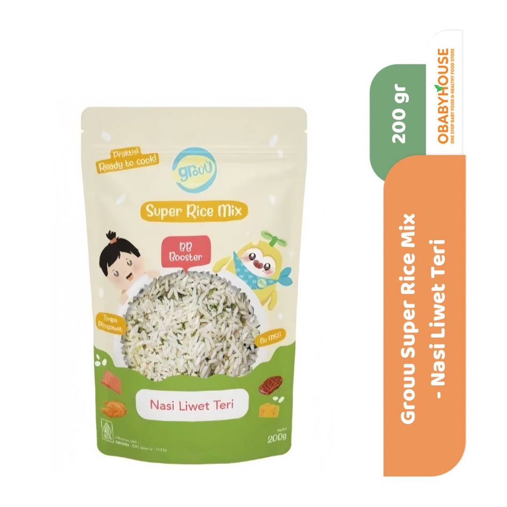 Jual Grouu Super Rice Mix BB Boster Beras Mpasi 200 gr Shopee
