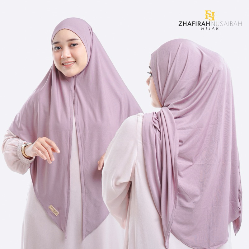Zhafirah Hijab Jilbab Kerudung Instan Segitiga Daily Dewasa Jersey Balerina