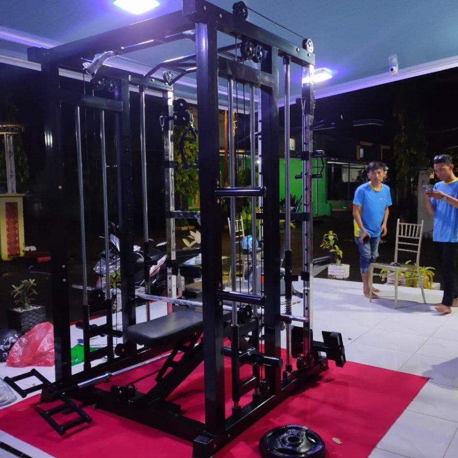 Jual Smith machine multifungsi like magnus smith multy gym alat fitness ...