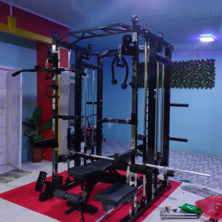 Jual Smith machine multifungsi like magnus smith multy gym alat fitness ...