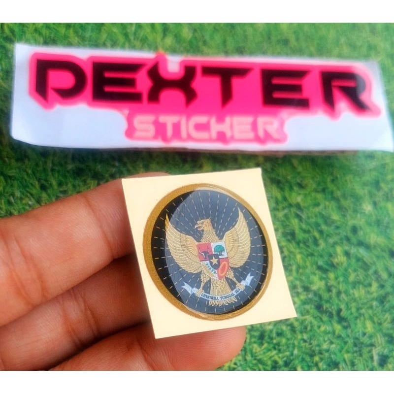 Jual STICKER EMBLEM GARUDA INDONESIA BULAT STICKER TIMBUL LENTUR ...