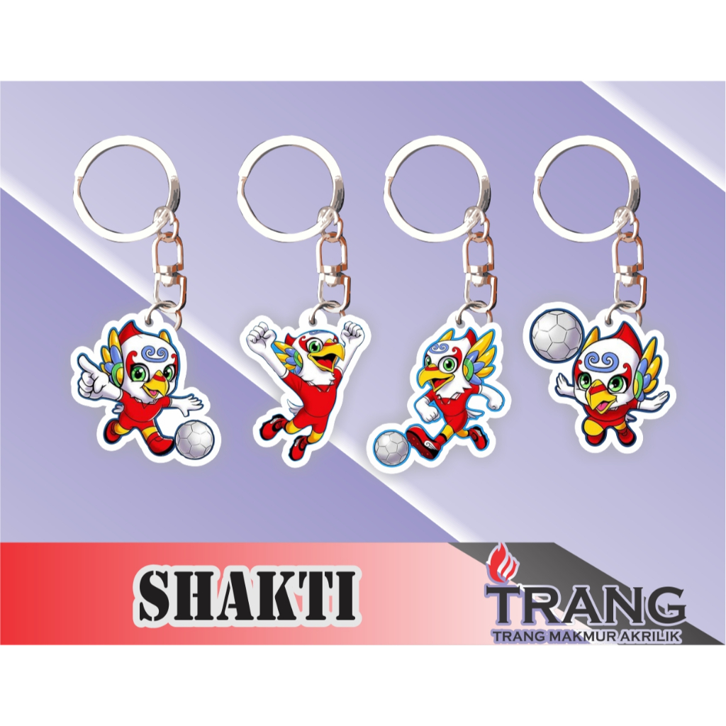 Jual Gantungan Kunci Akrilik Maskot Timnas Shakti / Keychain Acrylic ...