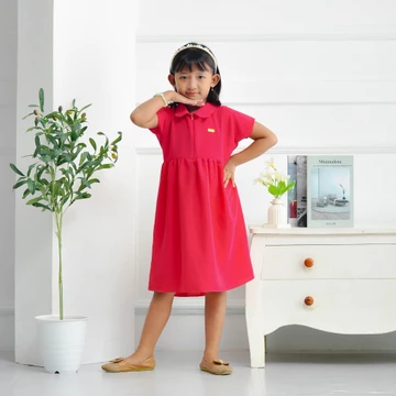 Dress Anak Perempuan Baju Anak Crinkle Air Flow Premium 4 9 Tahun