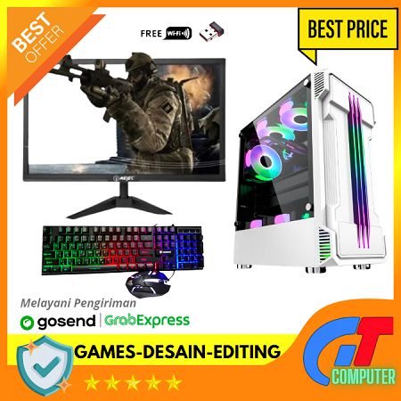 Jual Paket Fullset PC Gaming Intel i7 2600 Geforce GTX 750Ti 4GB Ssd ...