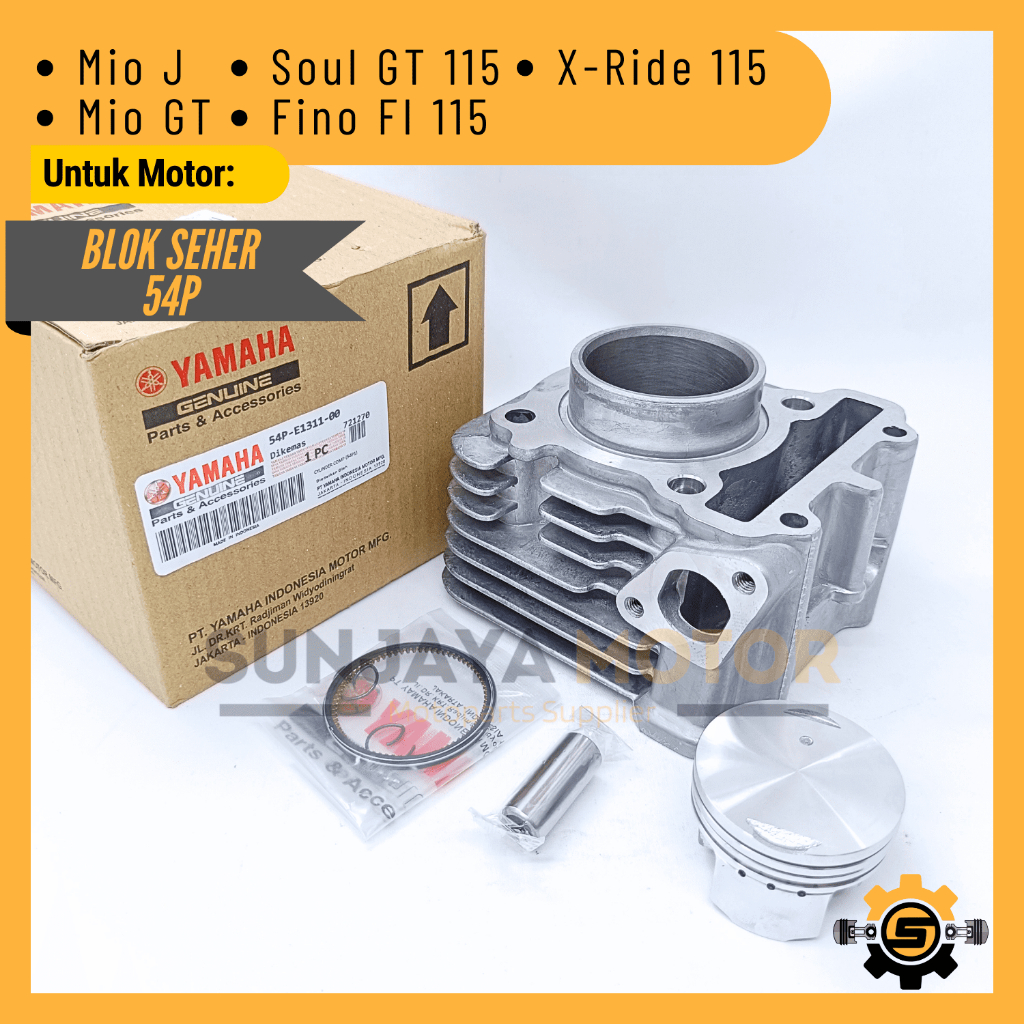 Jual Block Boring Silinder Kualitas Original Yamaha 54P Blok Seher Mio