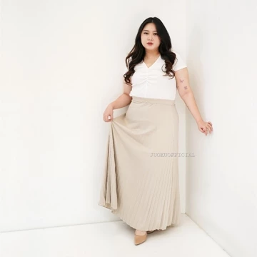Rok Jumbo Plisket Mayung Rok Plisket Jumbo Plisket Premium Pleated Skirt