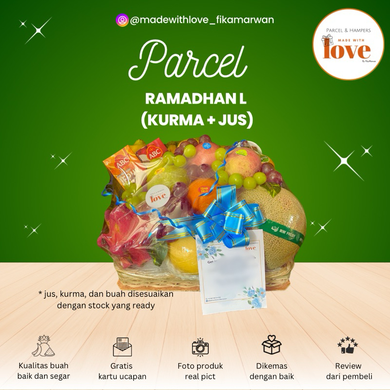 Parcel buah ramadhan lebaran idul fitri murah bekasi timur