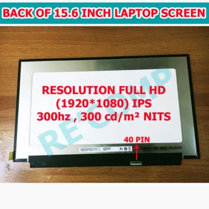 Dalle Écran 15.6" FHD IPS 300Hz Pour Asus ROG Strix G513 - Remplacement Neuf - Garantie 1 An