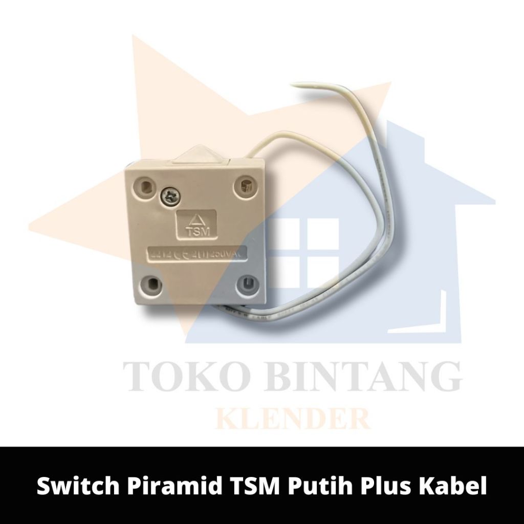 Jual Switch Piramid TSM Putih Plus Kabel (pcs) | Shopee Indonesia