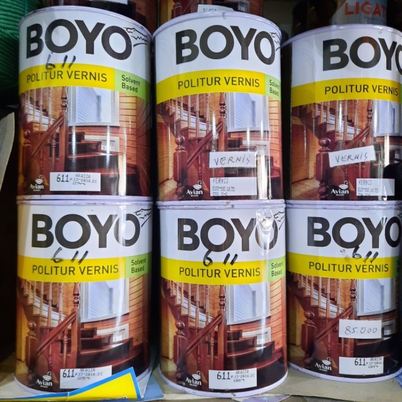 Jual BOYO Pelitur 1 Liter pabrik Avian / Politur Kayu / Pelitur Kayu ...