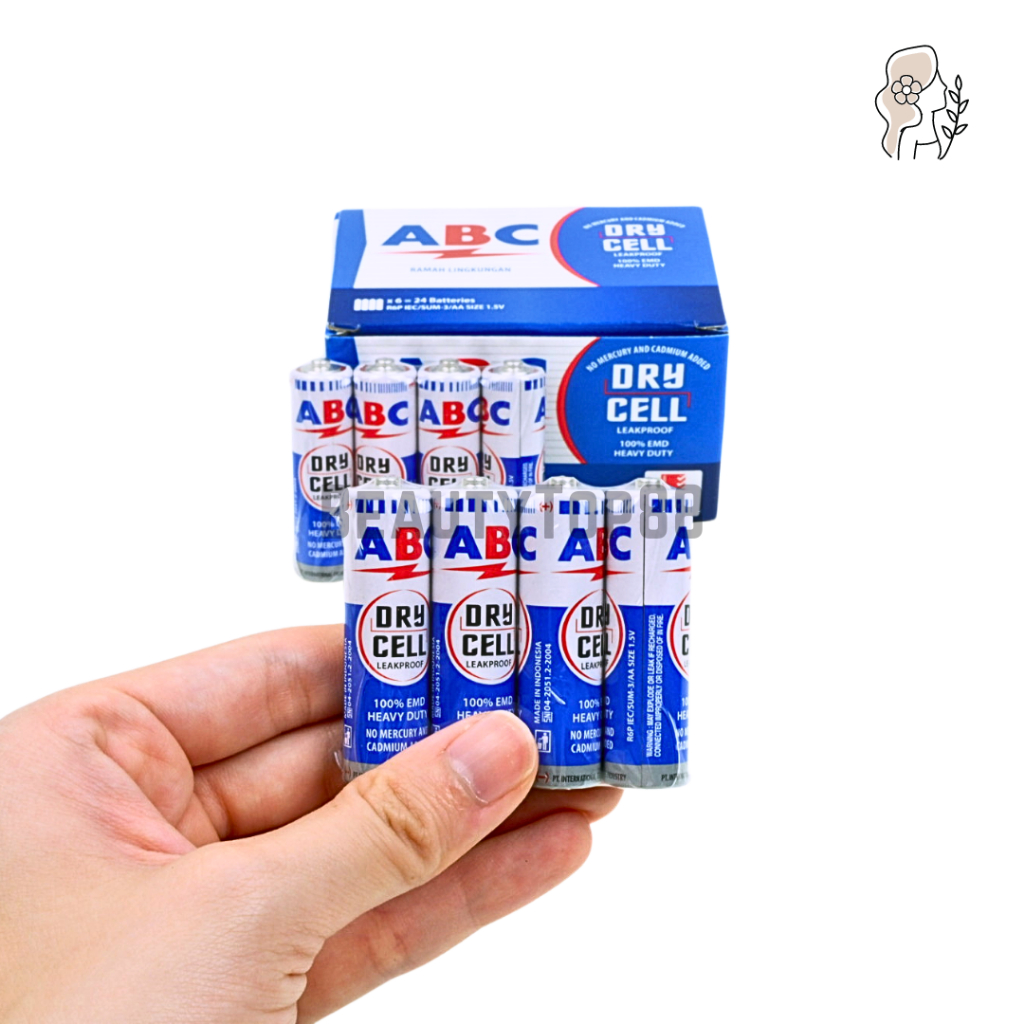Jual Baterai ABC Biru AA A2 isi 4 pcs / Battery Batu Batre ABC Dry Cell ...