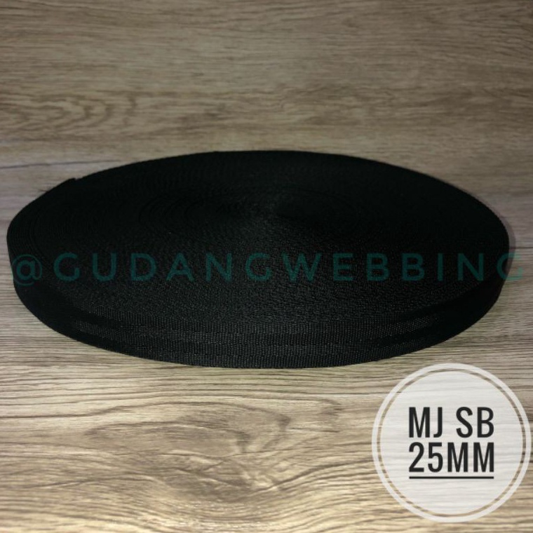 Jual KODE V99I Tali Webbing 2mm KTB FW 2 Safetybelt 2cm hitam | Shopee ...