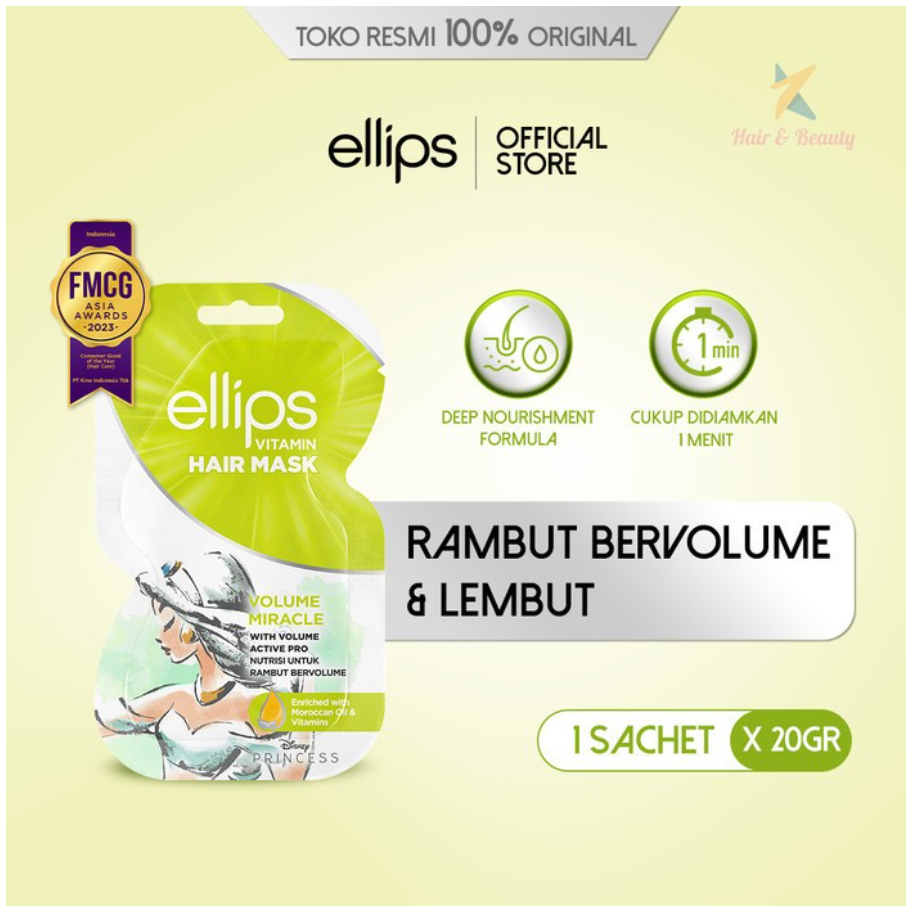 Jual Ellips Hair Mask Hairmask Nutrisi Masker Vitamin Rambut - 20gr ...