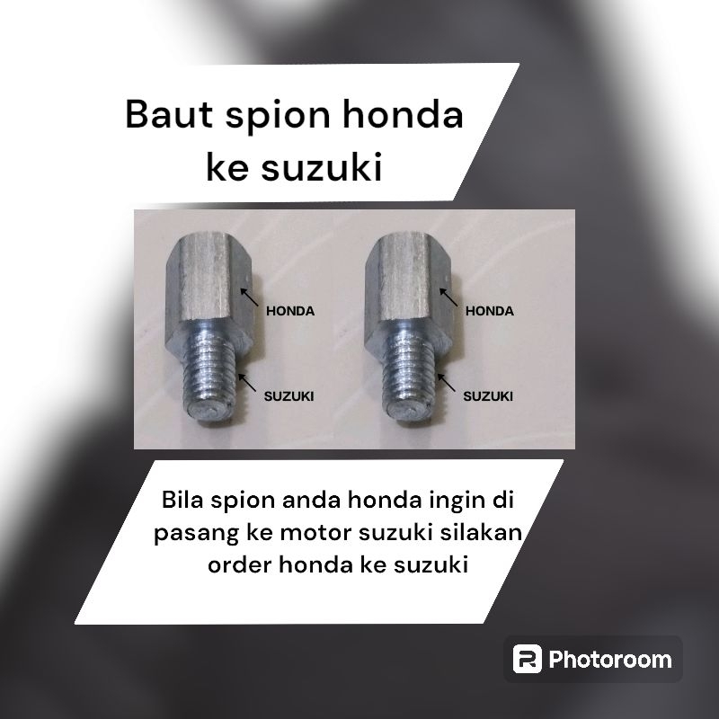 Jual Sambungan baut SPION HONDA KE MOTOR HONDA 2PCS / baut sambungan ...