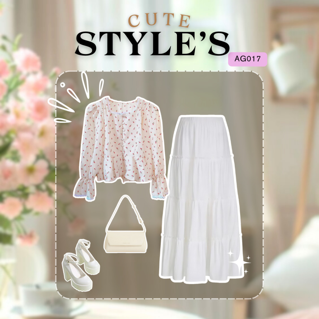 Jual 3in1 Oneset Korean Style Outfit Cantik Setelan Wanita Kekinian ...