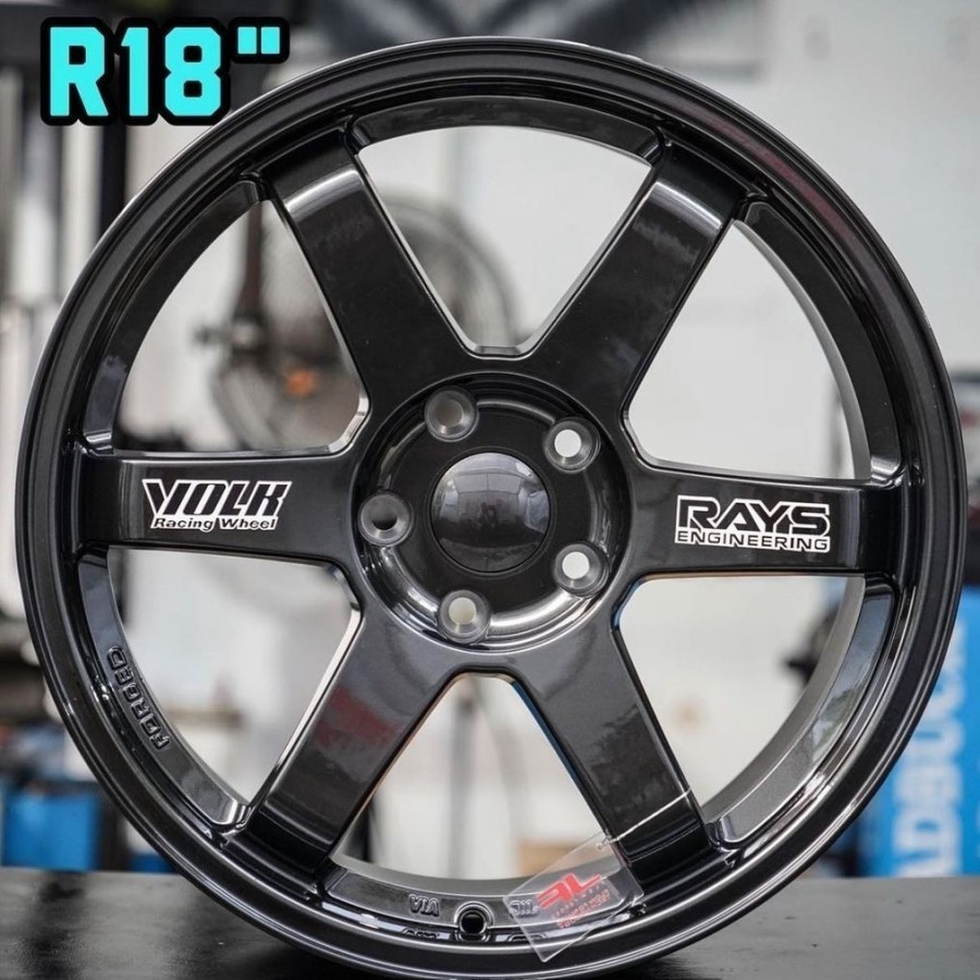 Jual velg r18 reborn venturer camry civic velg ring 18 TE37 FLOW ...