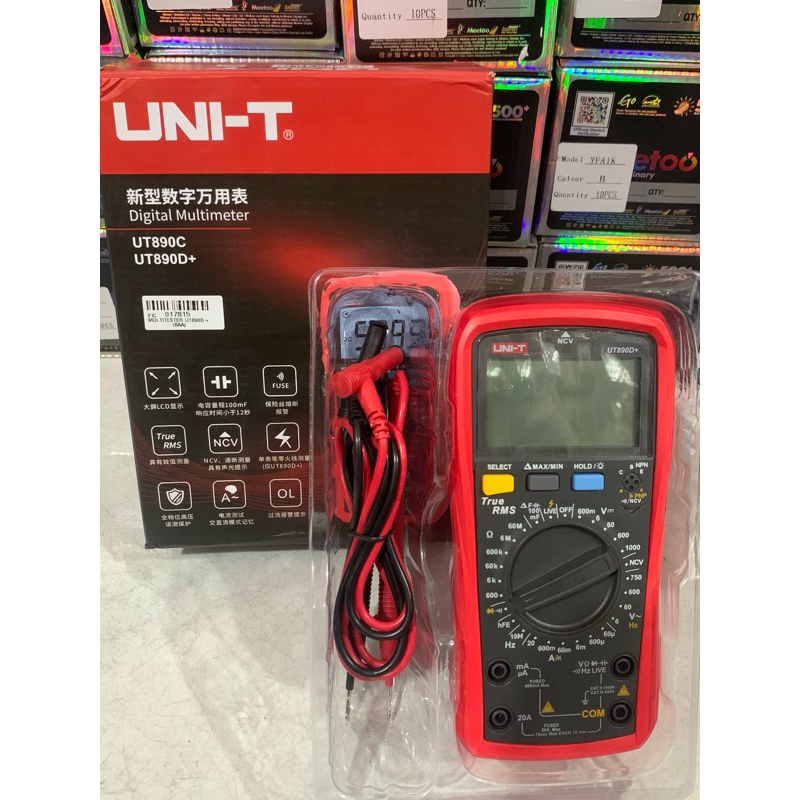 Multímetro Digital UNI-T Profissional AC DC Elétrico UT890C UT890D Ut89x Ut89xd I.1429443938 - Foto 2