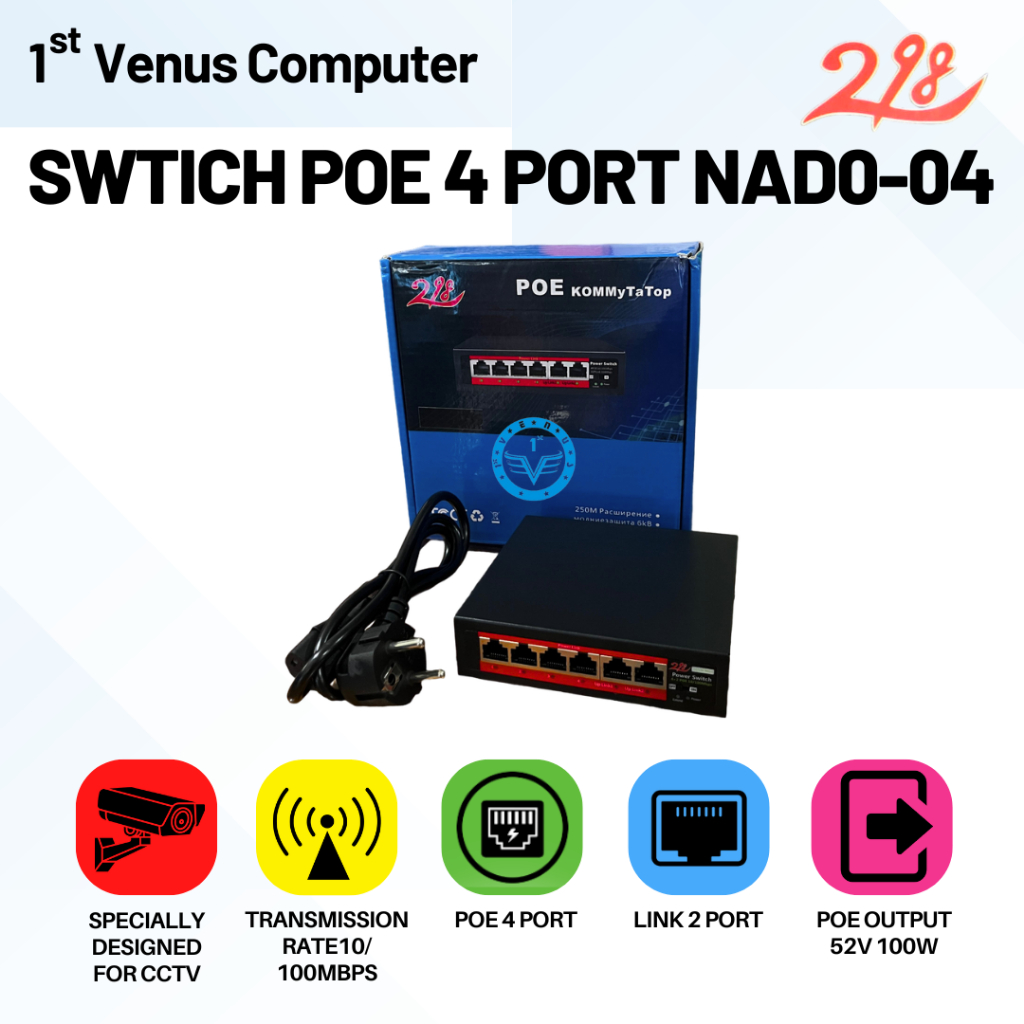 Jual Ports Network Ethernet Mini Poe Switch 48v Unmanaged Network ...