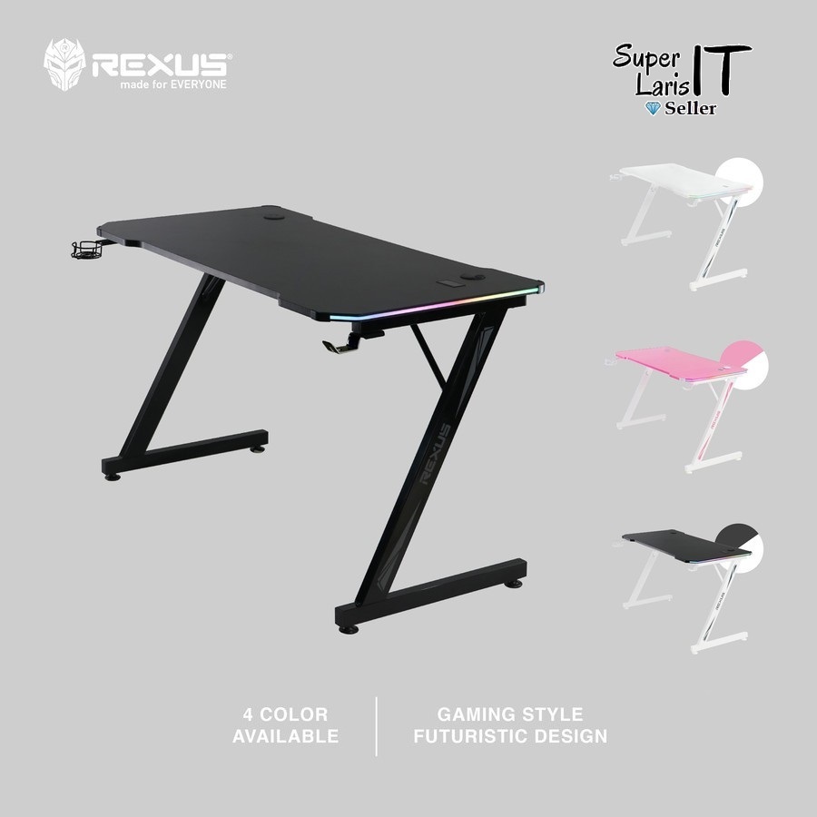 Jual Rexus Meja Gaming Desk Dira V.2 RXD-122 | Shopee Indonesia