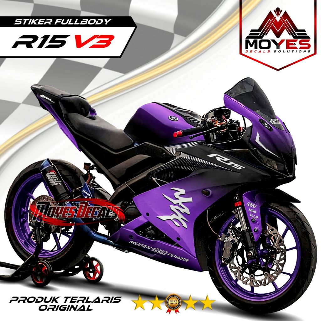 Jual Decal Full Body Motor Yamaha Stiker Motor Full Body Premium Berkualitas Yamaha R V