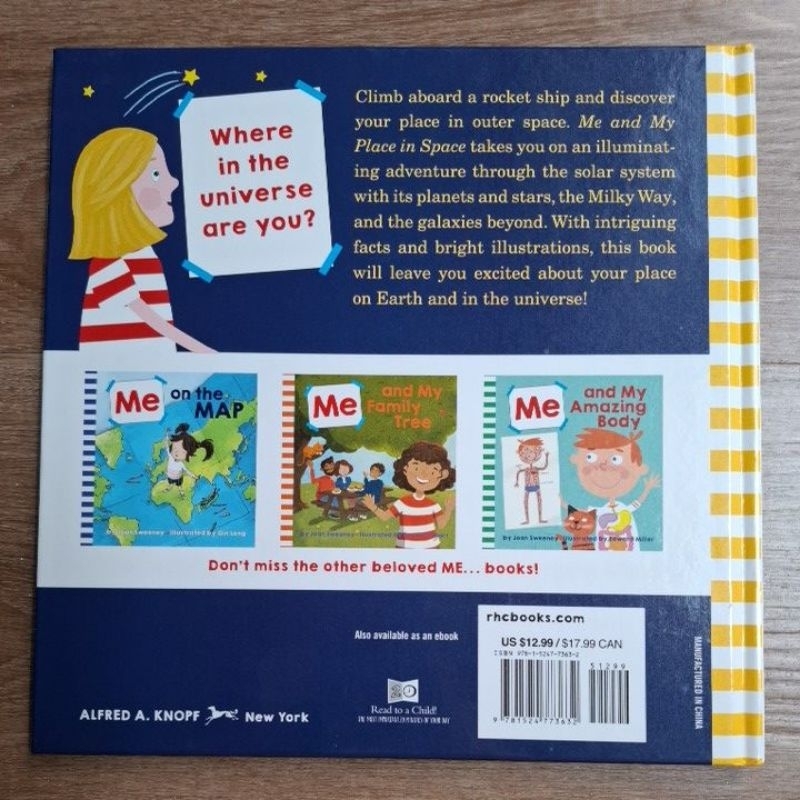 Jual Me and My Place in Space by Joan Sweeney (New) | Shopee Indonesia
