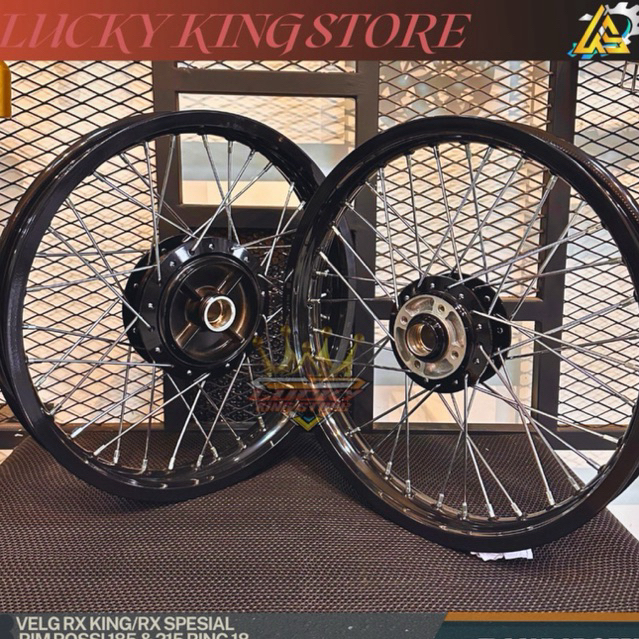 Jual Velg rx king v-rossi glosi ring 18 185 dan 160 tromol orignal ...