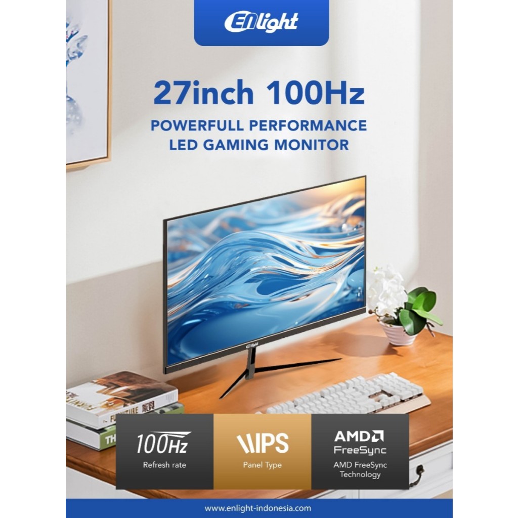 Jual Monitor Enlight 27ENX-B 27 Inch IPS Frameless Full HD 165Hz AMD ...