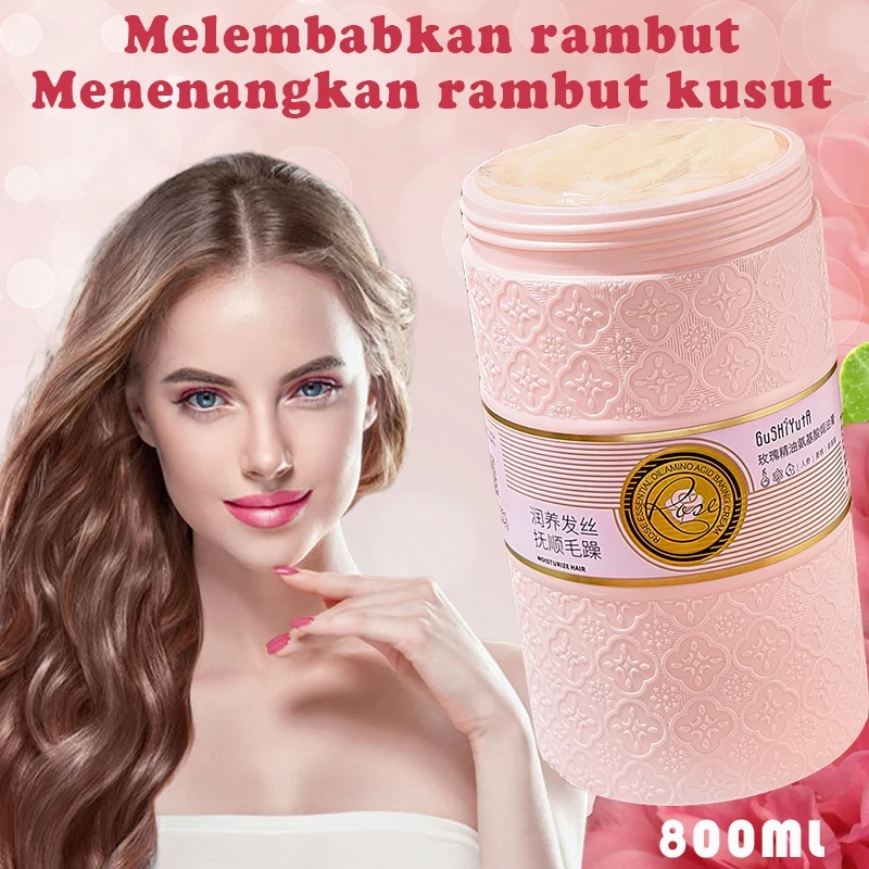 Hair Mask Smooth hair mask keratin Smoothing Hair perawatan rambut 800ml - foto 1