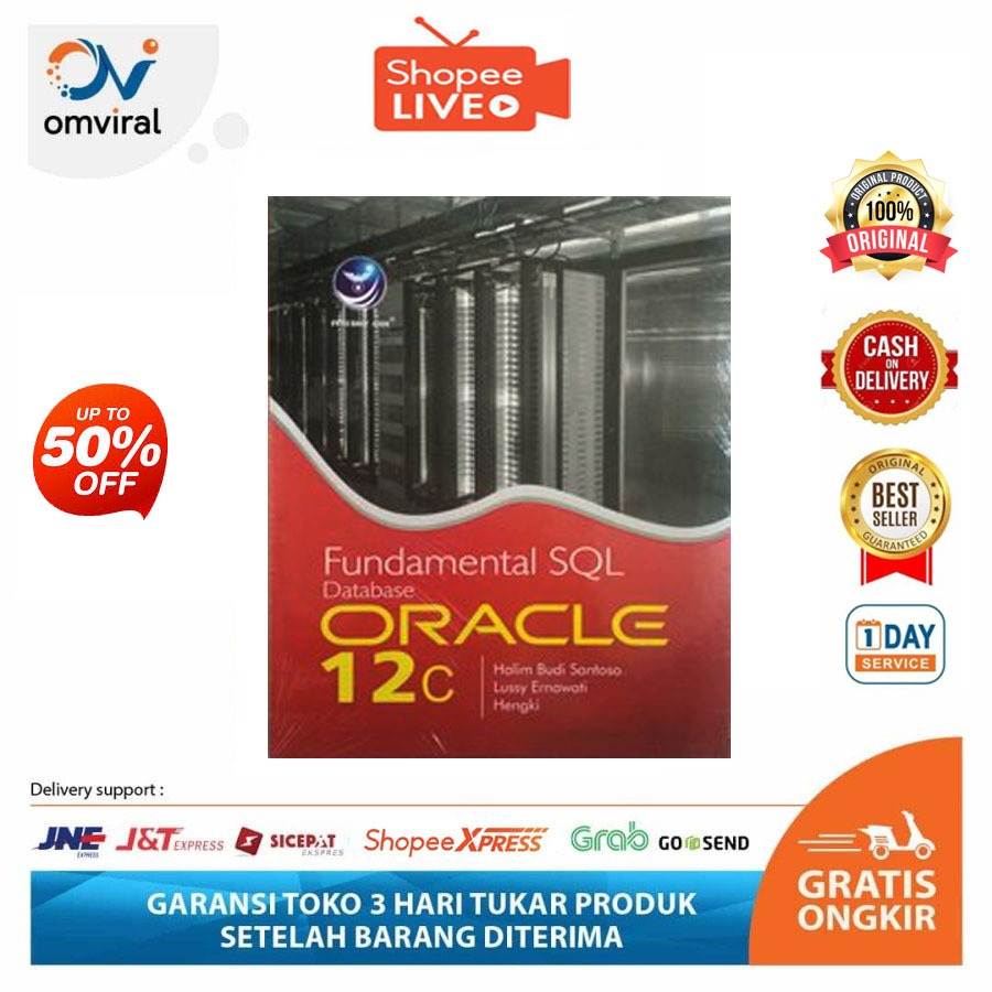 Jual Buku Fundamental SQL database Oracle 12C Halim Budi Santoso ...