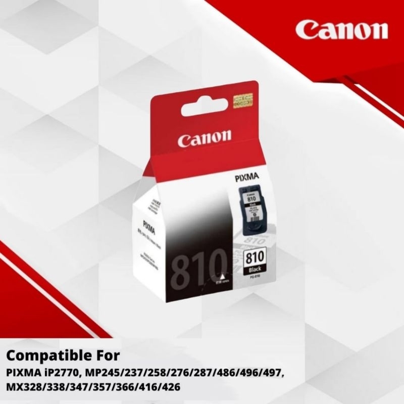 Jual 1 SET TINTA CANON PG-810 BLACK DAN CL-811 TRI COLOR SIAP PAKE ...