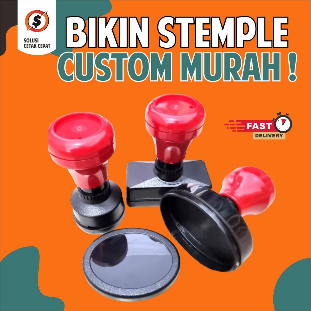 Jual STEMPEL CUSTOM | Stempel Otomatis FREE Design | Shopee Indonesia