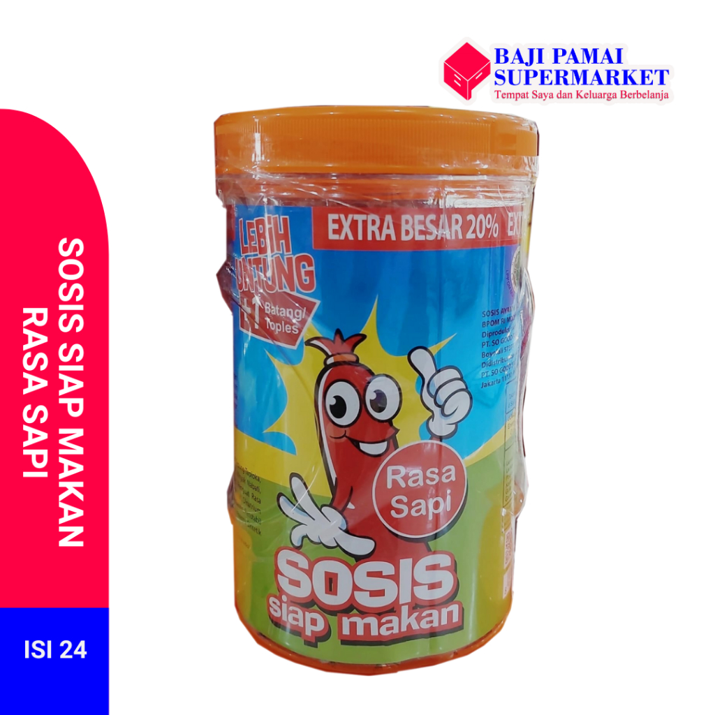 Jual Sosis Rasa Sapi isi 24 / Siap makan | Shopee Indonesia