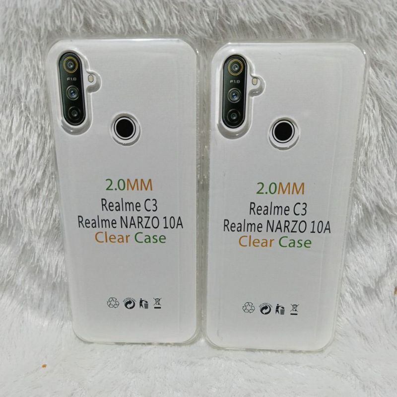 Samsung Galaxy Realme C3 Transparent Cover Designer TPU Phone Case