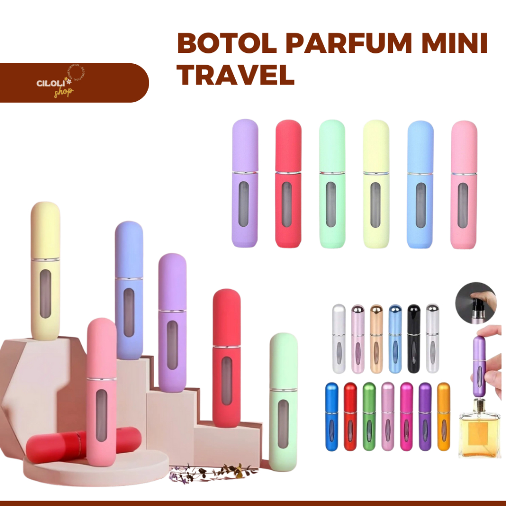 Jual BOTOL PARFUM MINI Travel 5ml Atomizer Bottle Spray Isi Ulang ...
