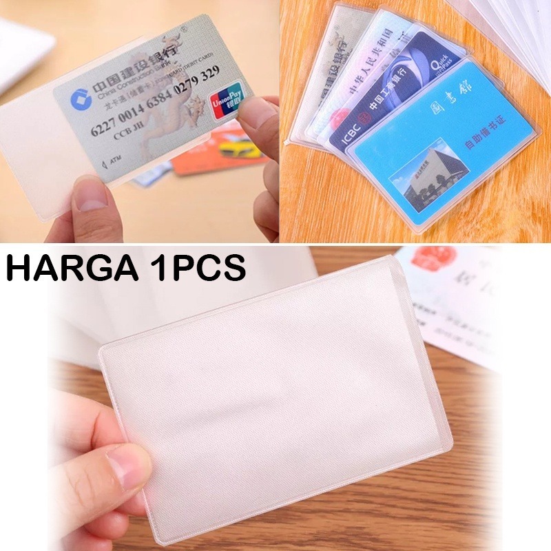 Jual Mika Plastik Pelindung Kartu ATM / KTP / SIM / Id Card Name Tag ...