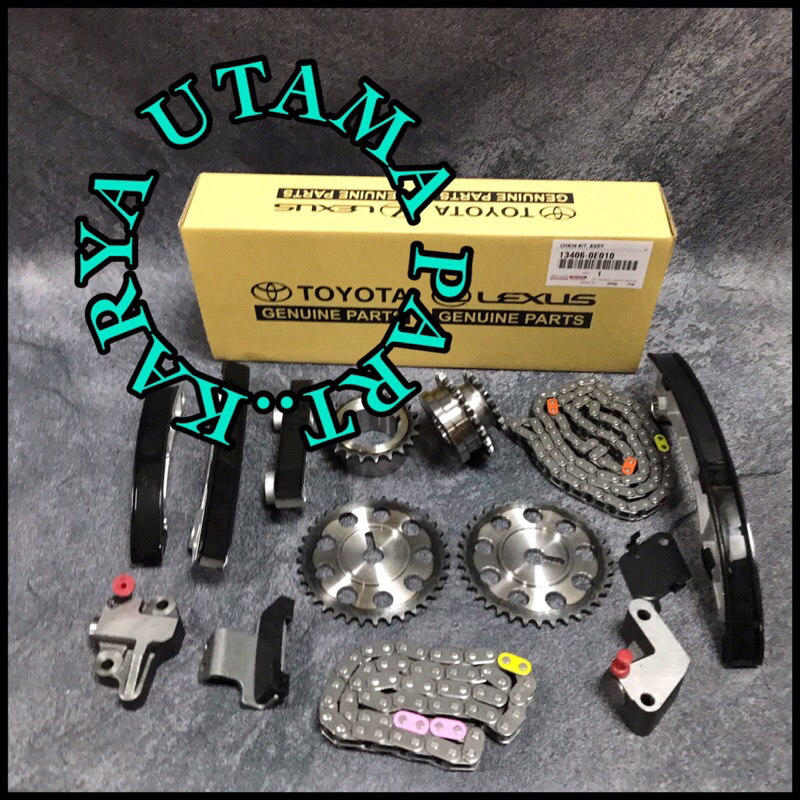 Jual Chain Timing Set/Chain Kit Timing Set Toyota Hilux Revo/Innova ...