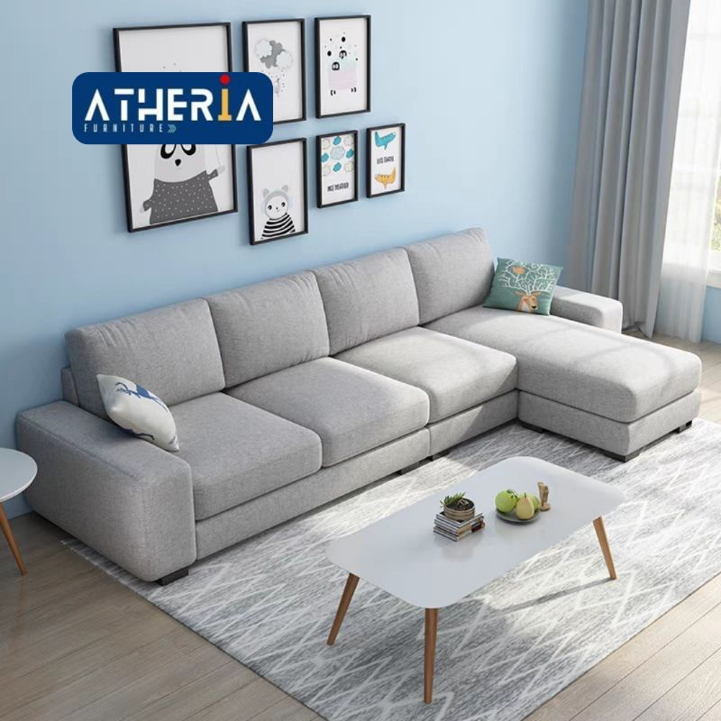 Jual Sofa Letter L Minimalis Depan TV | Shopee Indonesia
