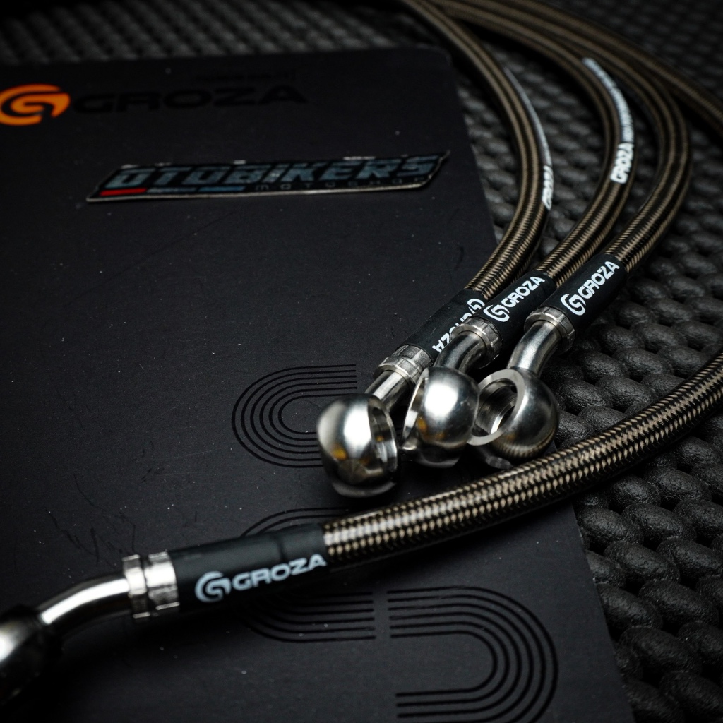 Jual Selang Rem GROZA Racing XMAX 250 ABS Sambungan Depan Belakang ...