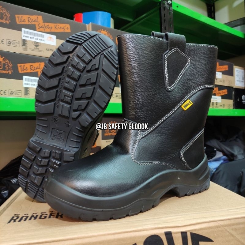 Jual Sepatu Safety Boots Ranger Raksasha SR 08 Original Material PU/TPU ...