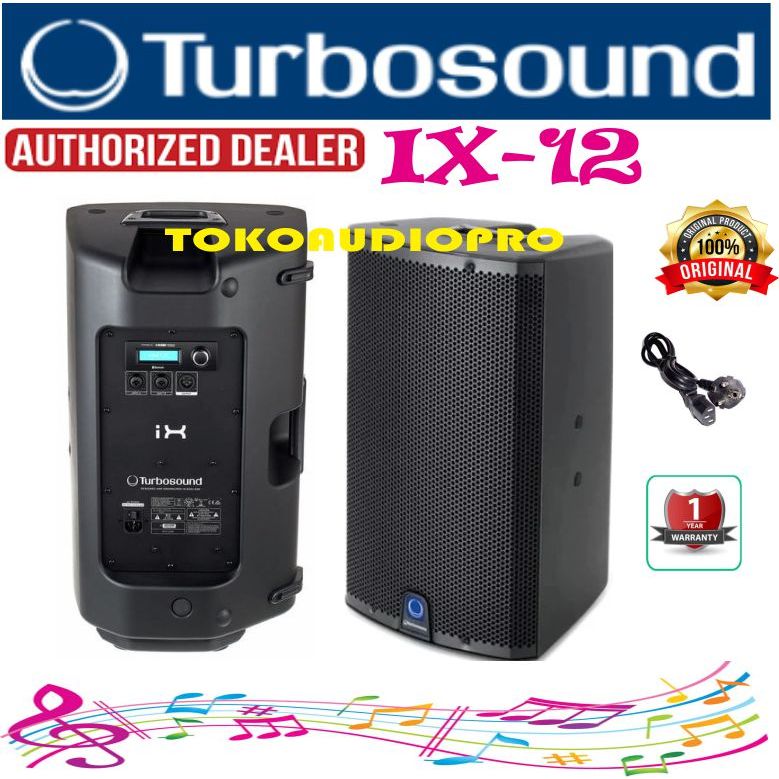 【超美品】Turbosound iX12 2025年12月購入 専用カバー付き Jual Speaker Turbosound iX12 1000W 12