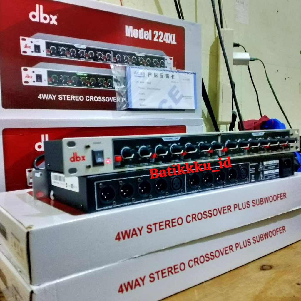 Jual CROSSOVER 224XL Sub 224 XL 4 WAY STEREO + PLUS SUBWOOFER OUTPUT ...