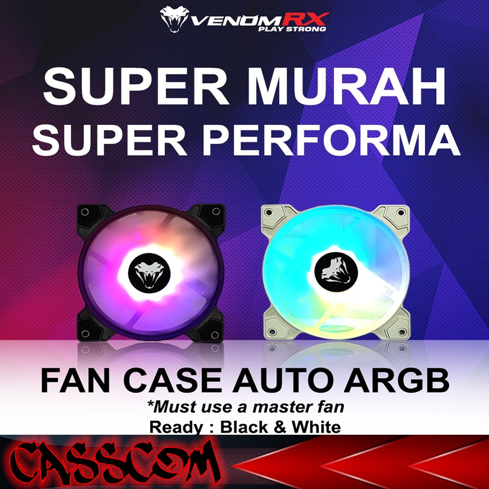 Jual Casing Fan VenomRX Extra Auto A-RGB Single Fan | Shopee Indonesia