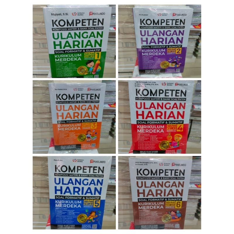 Jual Buku Kompeten Ulangan Harian SD Kelas 1,2,3,4,5,6 Kurikulum ...