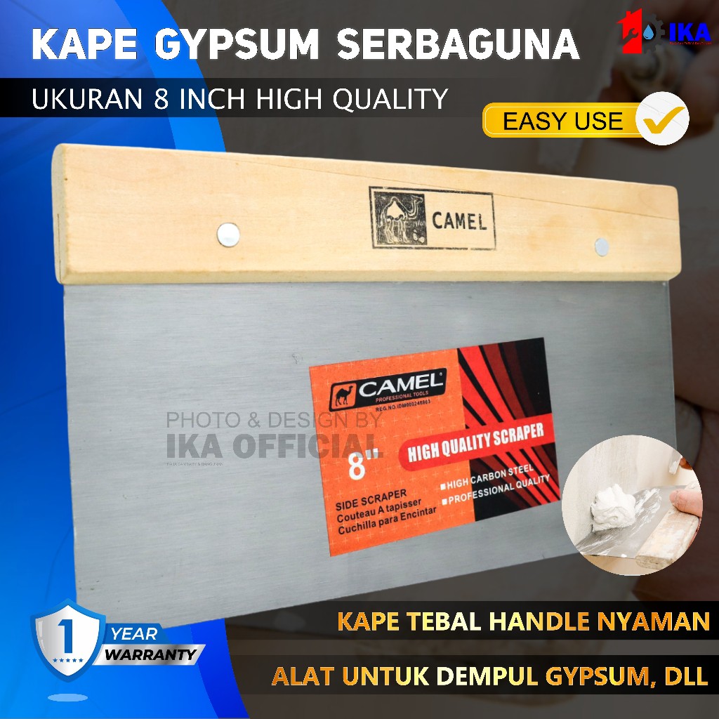 Jual Kape gipsum gypsum 8 inch CAMEL Kape Gipsum 6 Inch | Kapi Gypsum 8 ...