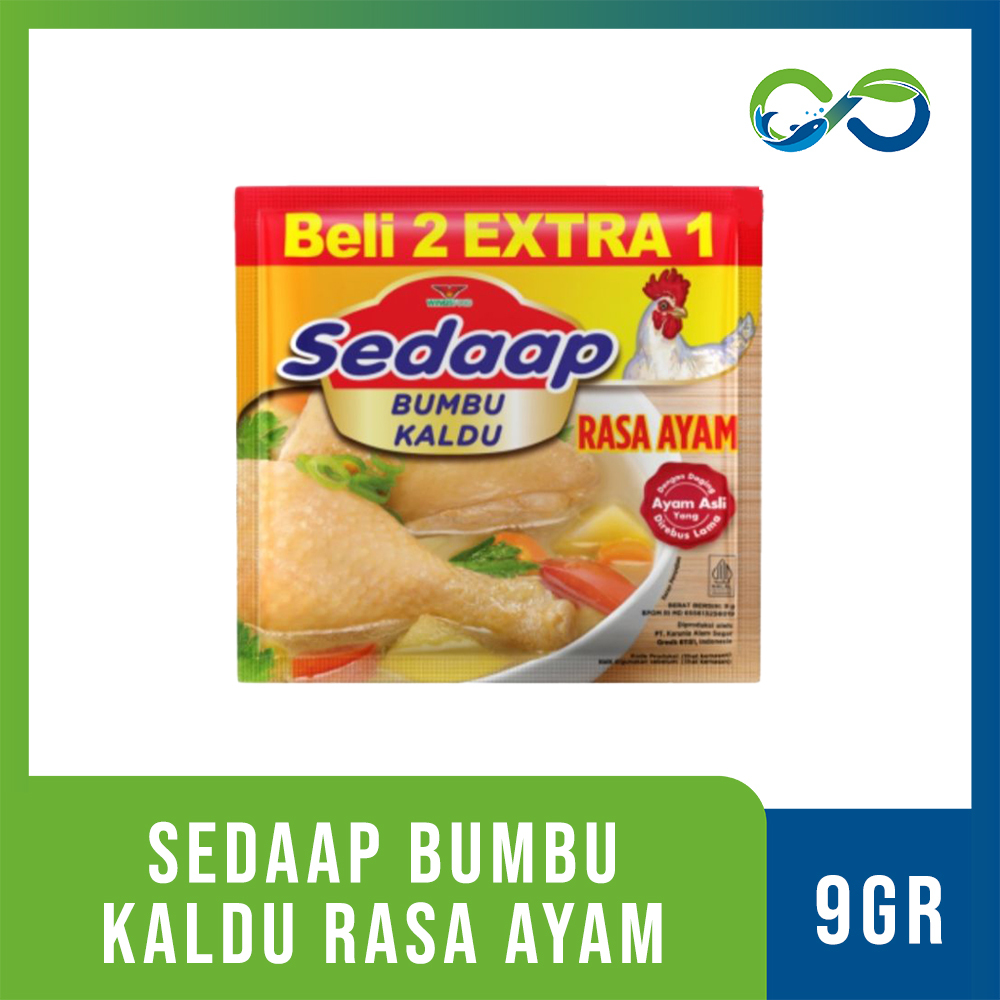 Jual [AquaEcoFarm] Sedaap Bumbu Kaldu Rasa Sapi dan Ayam 9gr Satuan dan ...