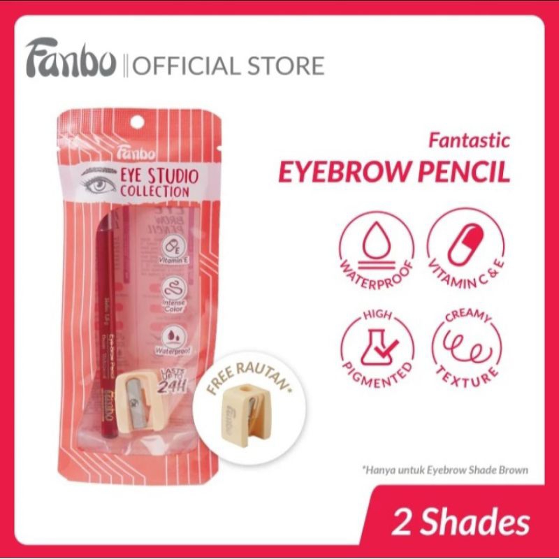 Jual Fanbo Fantastic Eye Brow Pencil (free rautan) | Shopee Indonesia