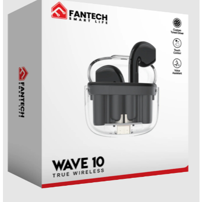 Jual FANTECH TWS EARPHONE TW11 WAVE 11 BLACK | Shopee Indonesia