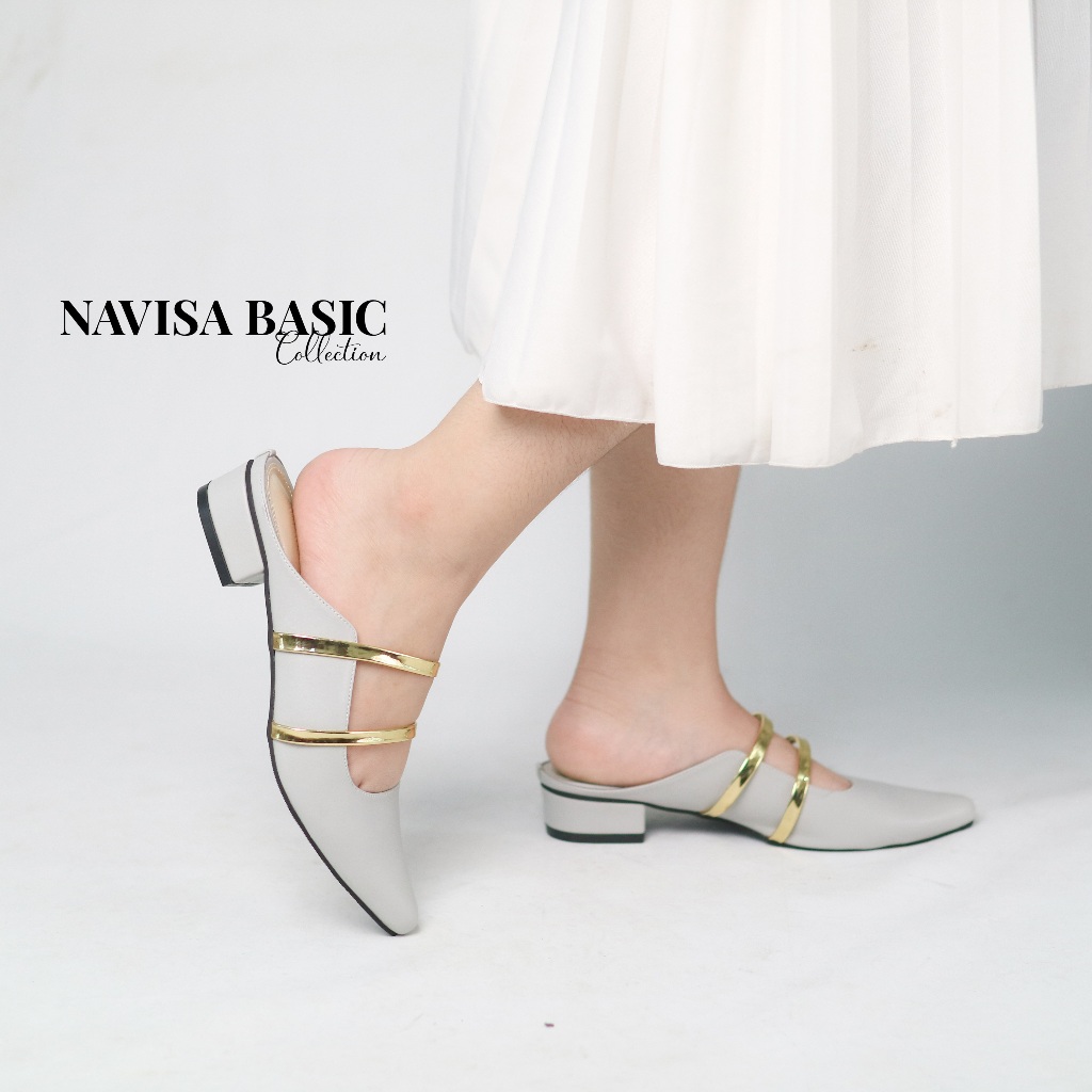 Jual Mules Wanita Heels Hak cm Sepatu Sandal Wanita